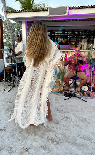 Tulum Cream Kimono