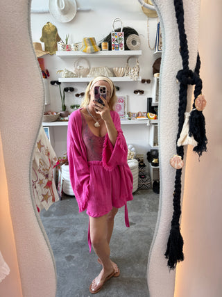 Hot as Pink Cotton Set