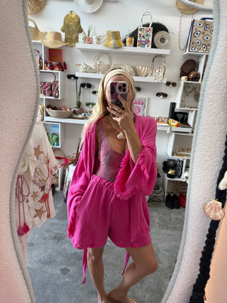 Hot as Pink Cotton Set