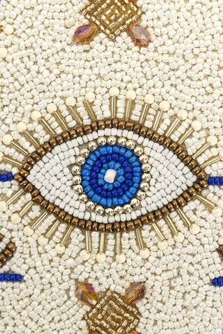 Santorini Eye Beaded Bag