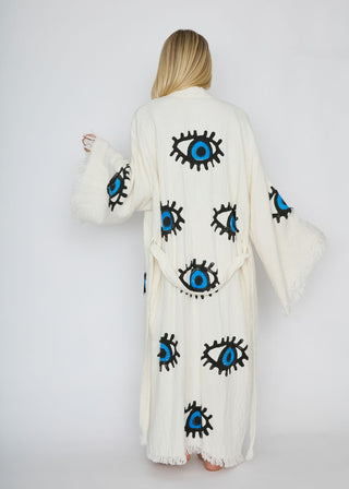 Mykonos Evil Eye Kimono