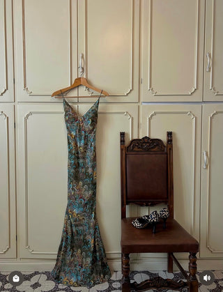 Elvira Marbled Dress