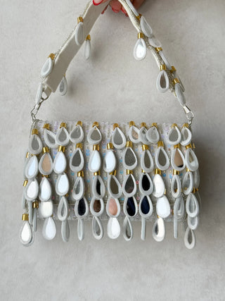 Soléa Mirror Beaded Purse