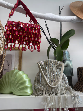 Red Siren Mirror Purse