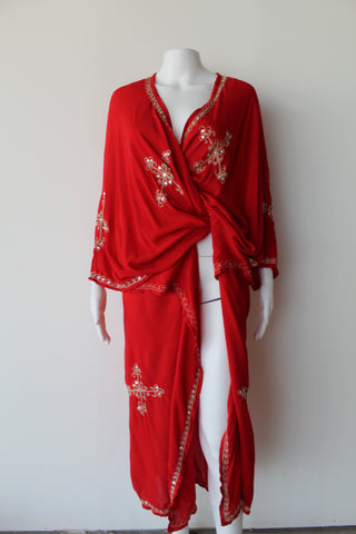Scarlet Bloom Kimono