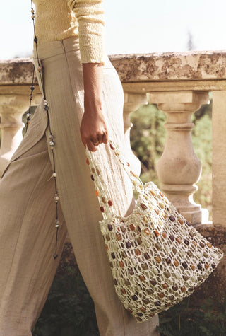 Desert Stone Woven Tote