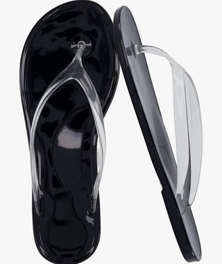 Glass Tide Jelly Flip Flops