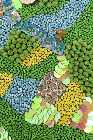 Rainforest Beaded Purse