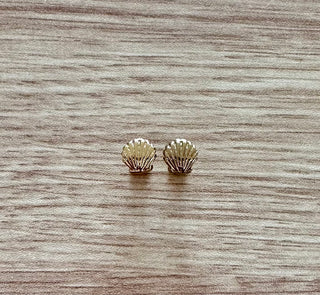 Beach Babe Shell Studs