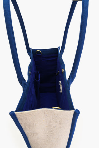Santorini Evil Eye Beaded Tote