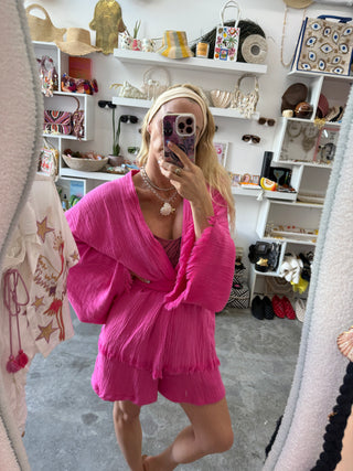 Hot as Pink Cotton Set