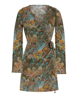 Spiaggia Marble Wrap Dress