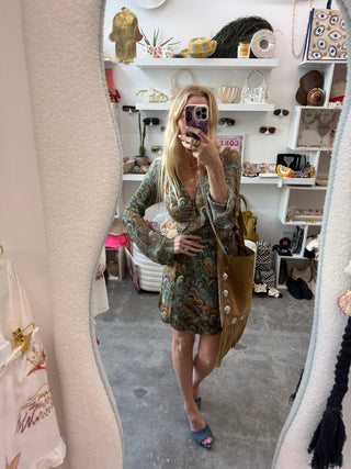 Spiaggia Marble Wrap Dress