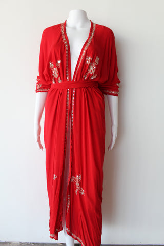 Scarlet Bloom Kimono