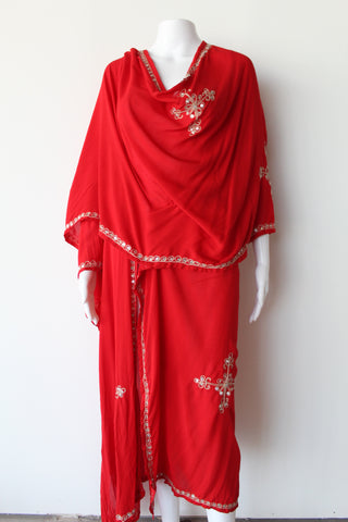 Scarlet Bloom Kimono