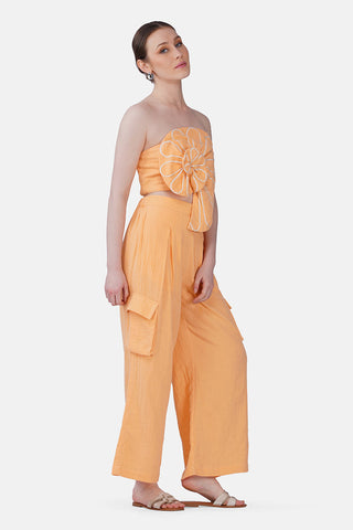 Peach Swirl Shell Top