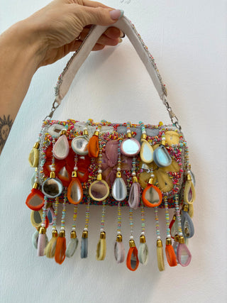 Sunset Mirage Beaded Bag