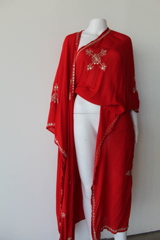 Scarlet Bloom Kimono