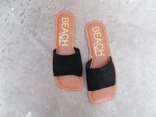 Midnight Suede Slide