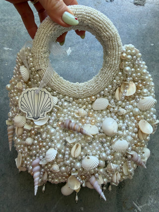 Ocean Pearl Shell Bag