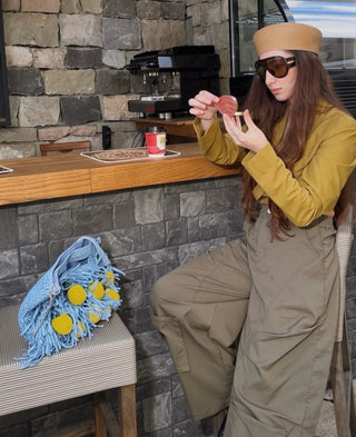 Limoncello Fringe Clutch to Purse