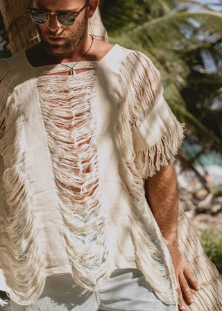 Tulum Frayed Top