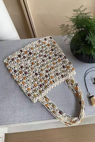 Desert Stone Woven Tote