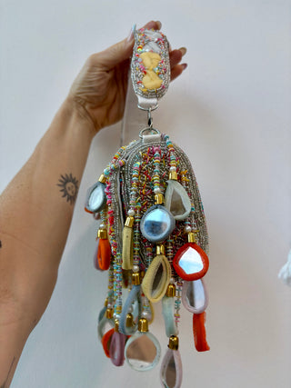 Sunset Mirage Beaded Bag