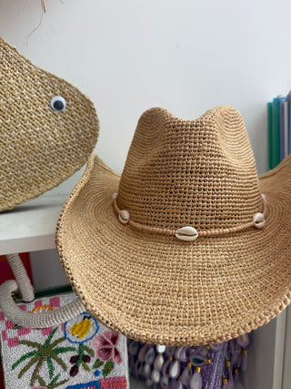 Golden Coast Shell Cowboy Hat