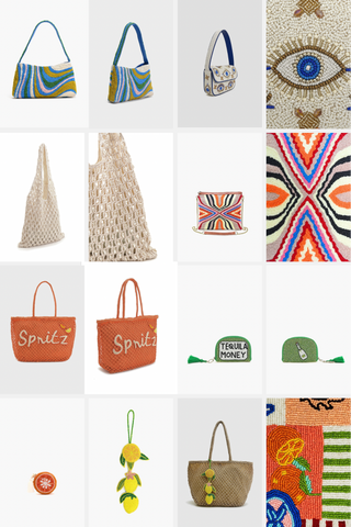 Soho Stripe Crossbody Clutch