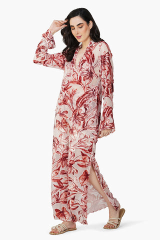 Rosé Palms Velvet Set