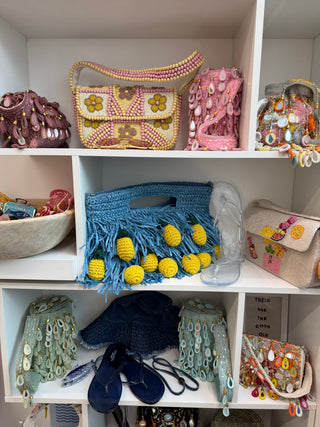 Limoncello Fringe Clutch to Purse