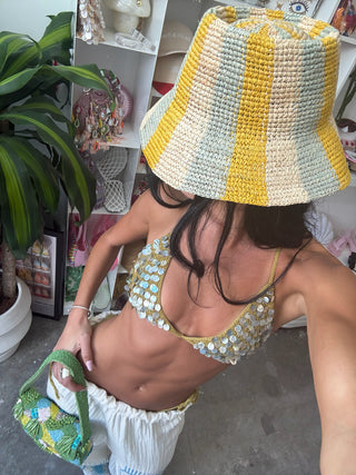 Emerald Shell Crochet Bikini