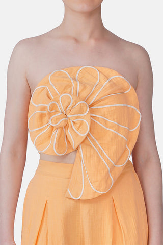 Peach Swirl Shell Top
