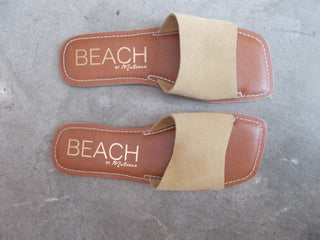 Sand Suede Slides