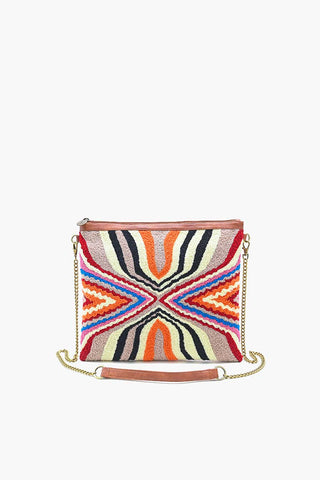 Soho Stripe Crossbody Clutch