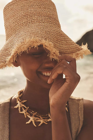 Raffia Coast Bucket Hats