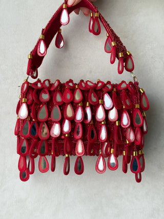 Red Siren Mirror Purse