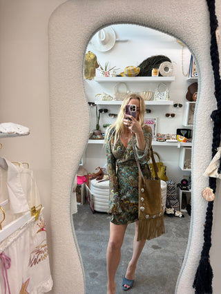 Spiaggia Marble Wrap Dress