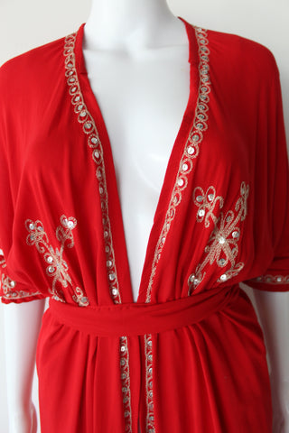 Scarlet Bloom Kimono