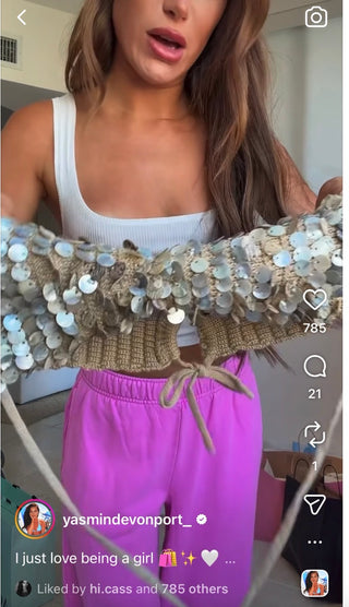 Ocean Shell Crochet Bandeau