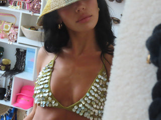 Emerald Shell Crochet Bikini