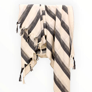 Linen Stripes Throw