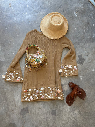 Sahara Glow Beaded Purse