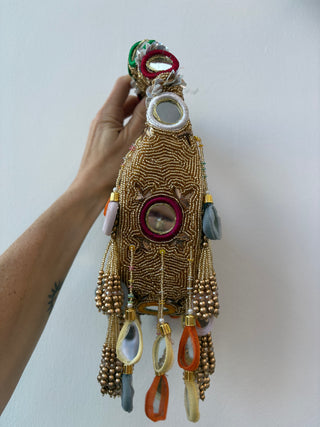 Sahara Glow Beaded Purse