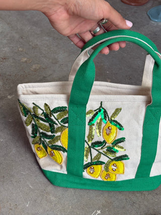 Amalfi Lemon Bloom Tote