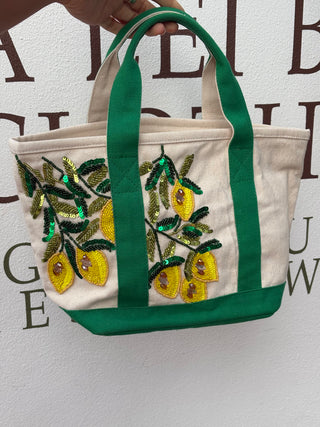 Amalfi Lemon Bloom Tote