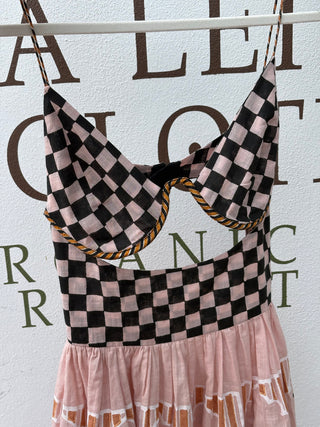 India Pink Mini Dress