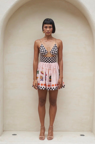 India Pink Mini Dress