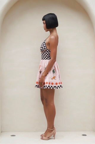 India Pink Mini Dress